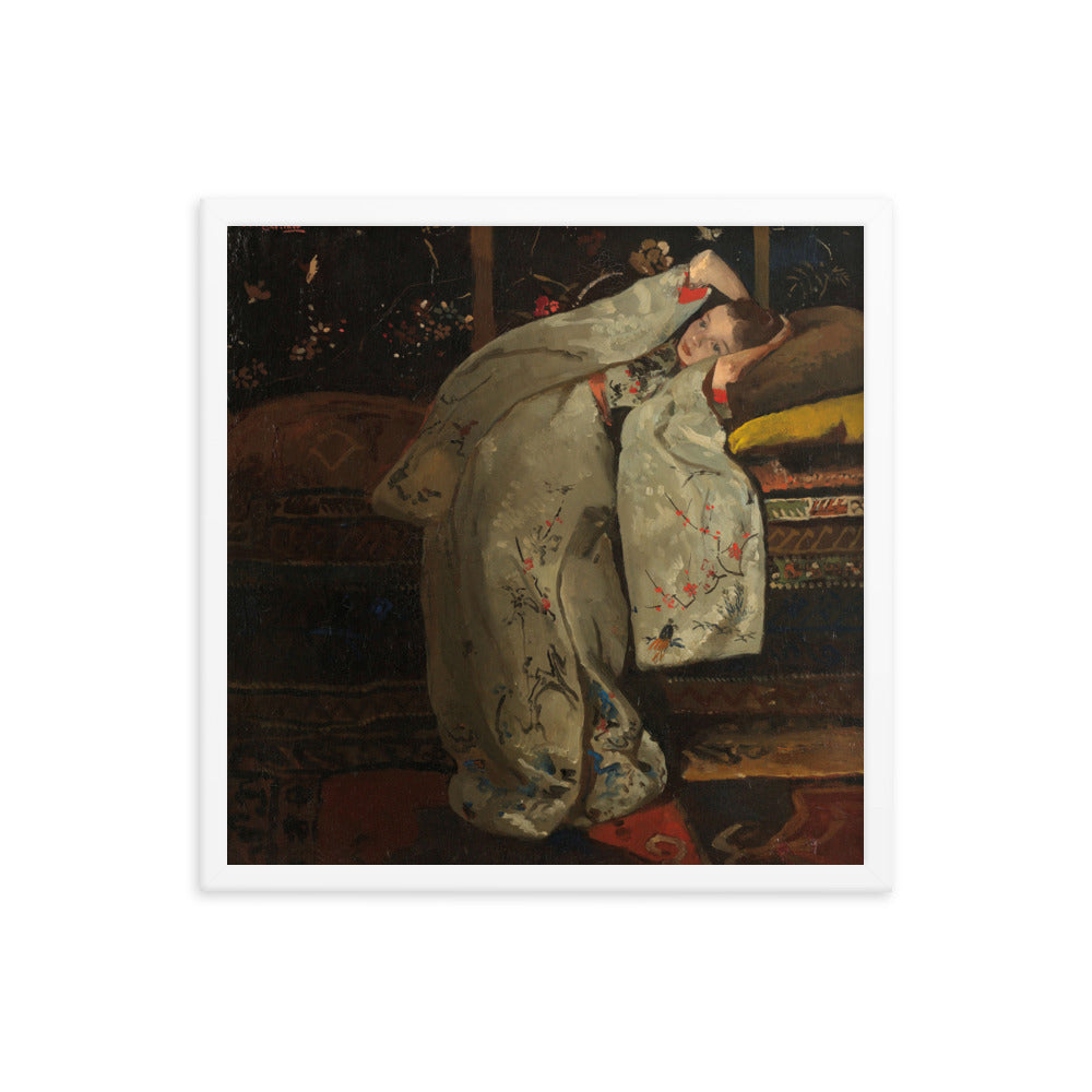 Girl in a White Kimono