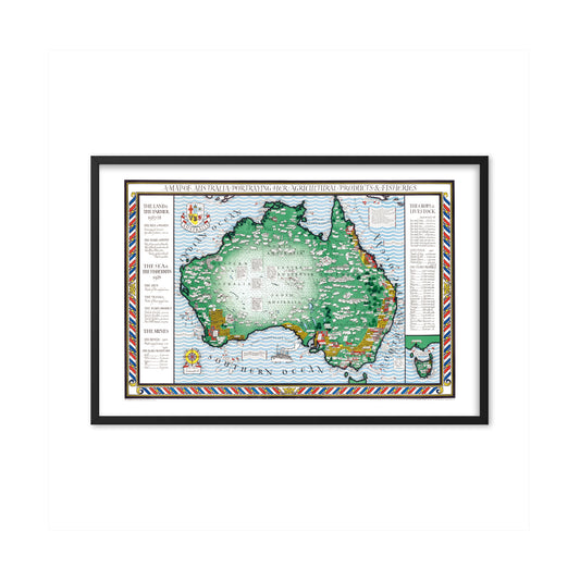 A Map of Australia