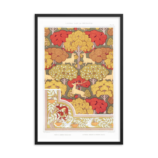 Cerfs et arbres