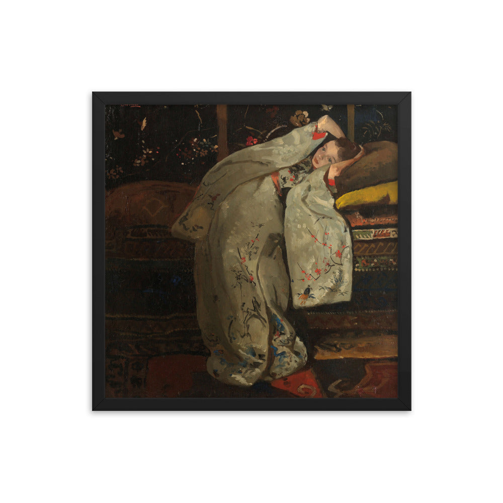 Girl in a White Kimono