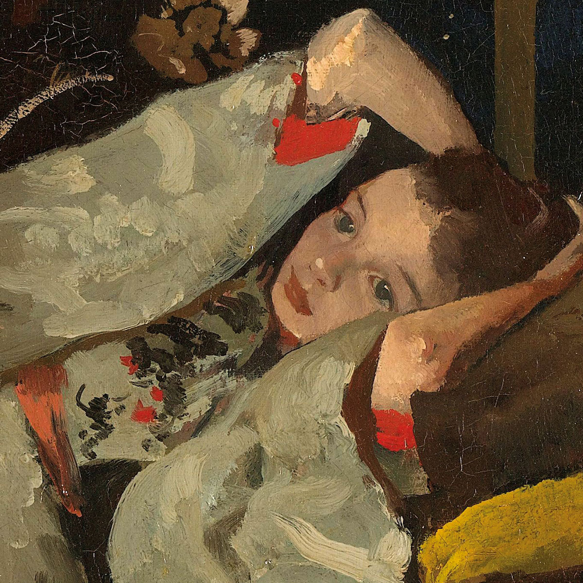 Girl in a White Kimono